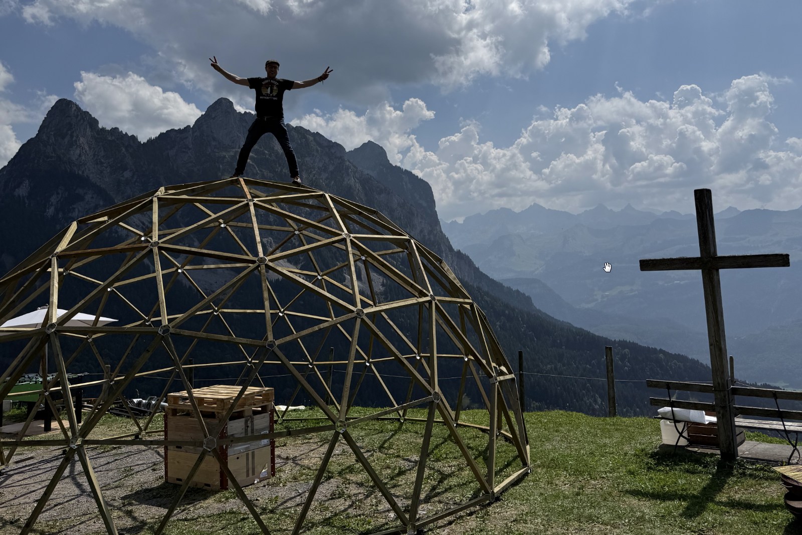 Event-Giglu auf der Alp mit Bergpanorama